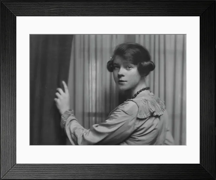 Framed Print : Le Gallienne, Eva, portrait photograph, not before 1916 Jan. Creator: Arnold Genthe Framed Print : Le Gallienne, Eva, portrait photograph, not before 1916 Jan. Creator: Arnold Genthe