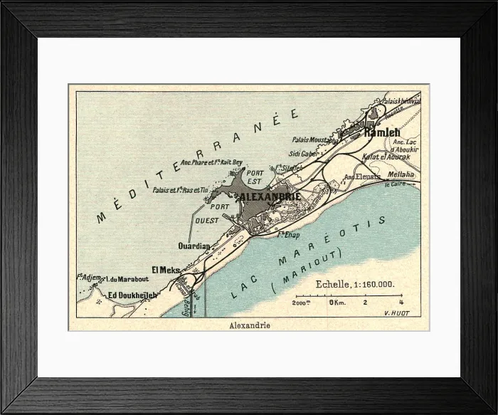 Framed Print : Alexandrie; Le Nord-Est Africain, 1914. Creator: Unknown Framed Print : Alexandrie; Le Nord-Est Africain, 1914. Creator: Unknown