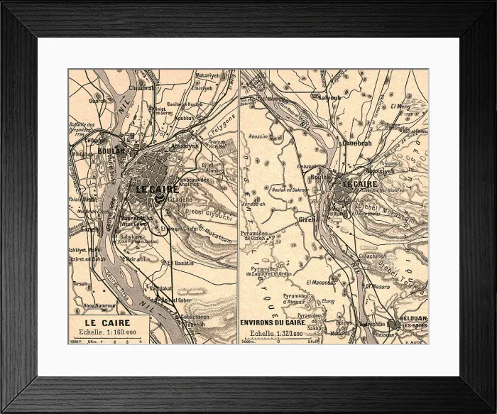 Framed Print : Le Caire. Environs Du Caire; Le Nord-Est Africain, 1914. Creator: Unknown Framed Print : Le Caire. Environs Du Caire; Le Nord-Est Africain, 1914. Creator: Unknown