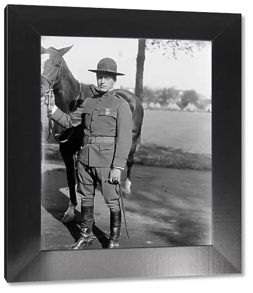 Major William M. Hoge Jr. Major, U.S.A. at Washington Barracks, 1917. Creator: Harris & Ewing. Major William M. Hoge Jr. Major, U.S.A. at Washington Barracks, 1917. Creator: Harris & Ewing