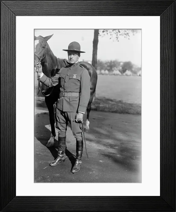 Framed Print : Major William M. Hoge Jr. Major, U.S.A. at Washington Barracks, 1917. Creator: Harris & Ewing. Major William M. Hoge Jr. Major, U.S.A. at Washington Barracks, 1917. Creator: Harris & Ewing Framed Print : Major William M. Hoge Jr. Major, U.S.A. at Washington Barracks, 1917. Creator: Harris & Ewing. Major William M. Hoge Jr. Major, U.S.A. at Washington Barracks, 1917. Creator: Harris & Ewing