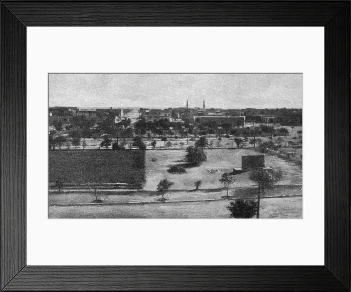 Framed Print : Vue de Karthoum; Le Nord-Est Africain, 1914. Creator: Unknown Framed Print : Vue de Karthoum; Le Nord-Est Africain, 1914. Creator: Unknown