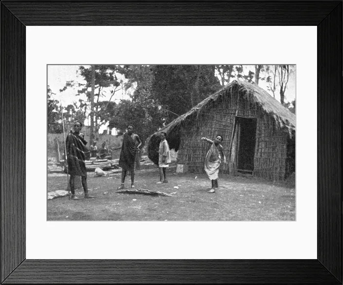 Framed Print : Types de Massai; Le Nord-Est Africain, 1914. Creator: Unknown