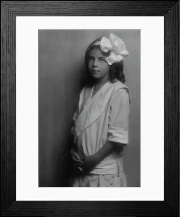 Framed Print : Bush, Peggy, Miss, portrait photograph, 1914 Aug. 18. Creator: Arnold Genthe Framed Print : Bush, Peggy, Miss, portrait photograph, 1914 Aug. 18. Creator: Arnold Genthe