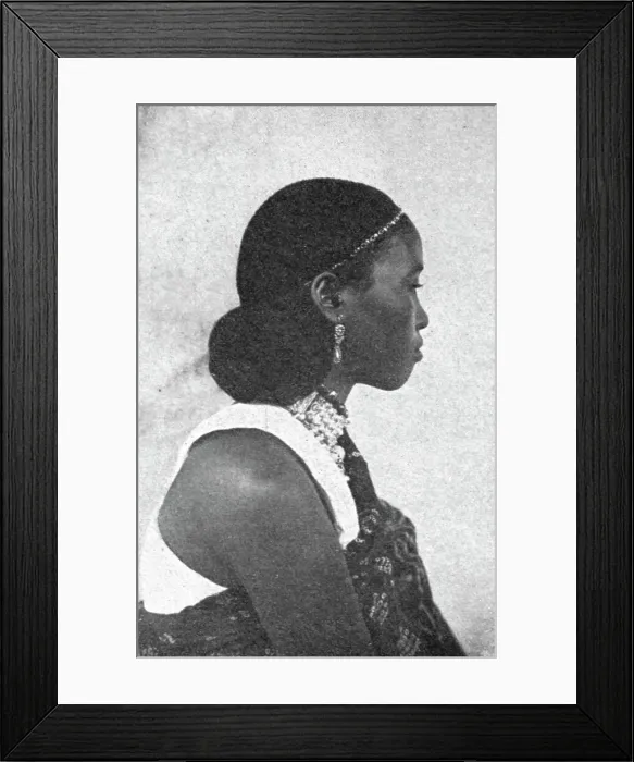 Framed Print : Femme Galla; Le Nord-Est Africain, 1914. Creator: Unknown