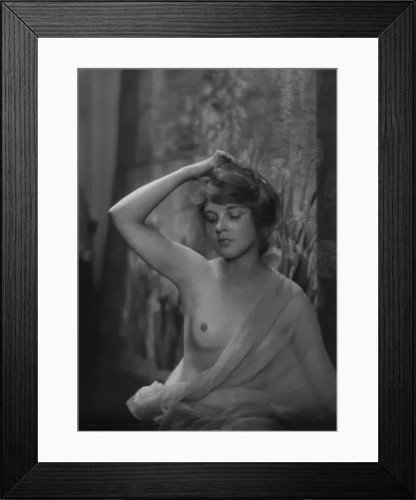 Framed Print : Johnston, Justine, Miss, portrait photograph, not before 1917. Creator: Arnold Genthe Framed Print : Johnston, Justine, Miss, portrait photograph, not before 1917. Creator: Arnold Genthe