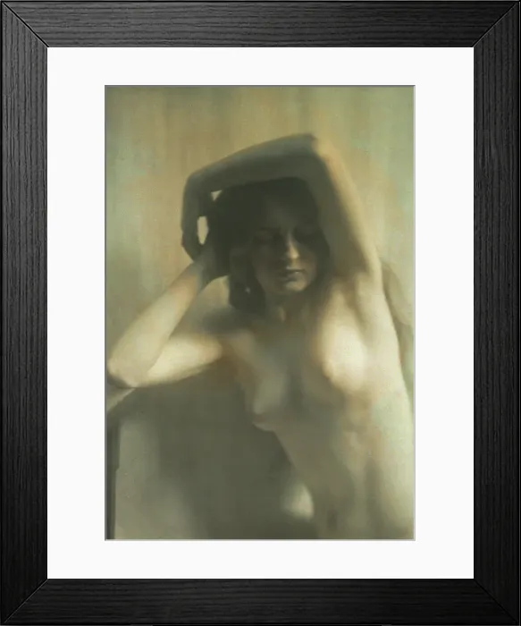 Framed Print : Nude study, between 1911 and 1942. Creator: Arnold Genthe Framed Print : Nude study, between 1911 and 1942. Creator: Arnold Genthe
