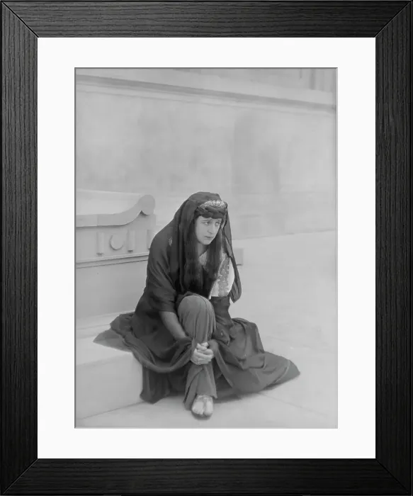 Framed Print : Anglin, Margaret, Miss, in costume, between 1910 and 1925. Creator: Arnold Genthe Framed Print : Anglin, Margaret, Miss, in costume, between 1910 and 1925. Creator: Arnold Genthe