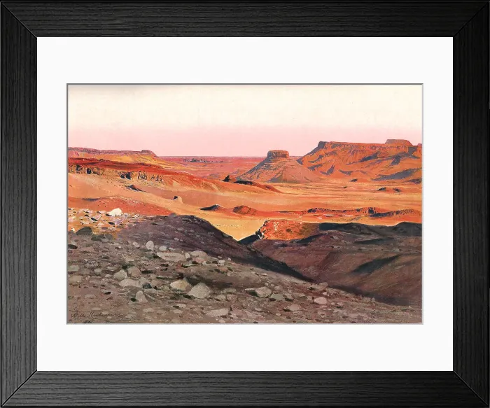 Framed Print : Dans le desert de Libye; Le Nord-Est Africain, 1914. Creator: Unknown Framed Print : Dans le desert de Libye; Le Nord-Est Africain, 1914. Creator: Unknown