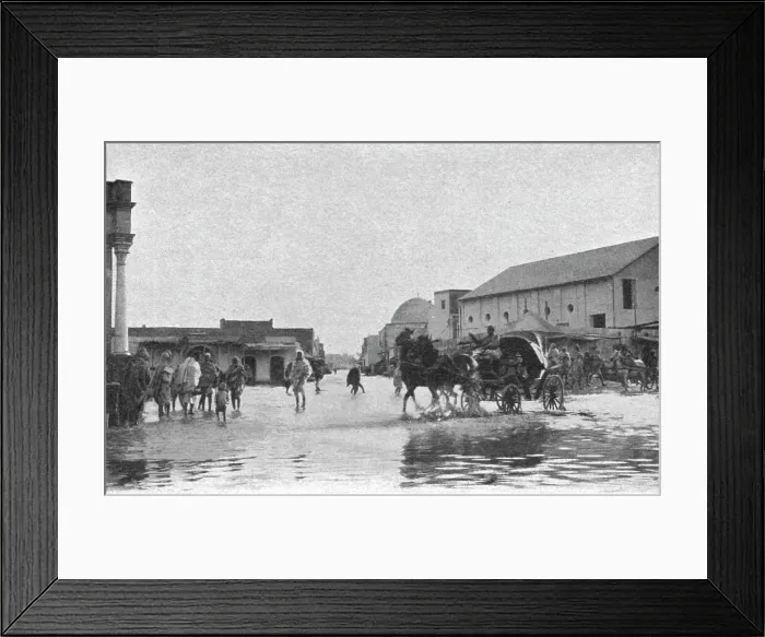Framed Print : Les abords de Tripoli par un gros temps; Le Nord-Est Africain, 1914. Creator: Unknown Framed Print : Les abords de Tripoli par un gros temps; Le Nord-Est Africain, 1914. Creator: Unknown