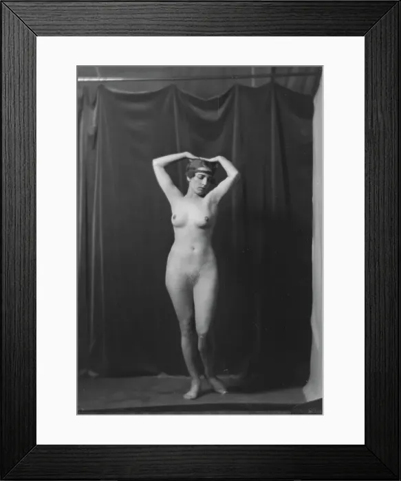 Framed Print : Sylvia, Miss, portrait photograph, 1917 Apr. 28. Creator: Arnold Genthe Framed Print : Sylvia, Miss, portrait photograph, 1917 Apr. 28. Creator: Arnold Genthe