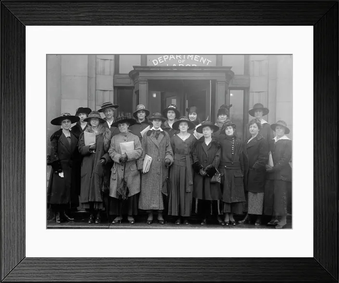 Framed Print : High Cost of Living - Investigators at Labor Dept. Miss Dorthea C. Davis; Mrs. Minnie E.... 1917. Creator: Harris & Ewing. High Cost of Living - Investigators at Labor Dept. Miss Dorthea C. Davis; Mrs. Minnie E.... 1917 Framed Print : High Cost of Living - Investigators at Labor Dept. Miss Dorthea C. Davis; Mrs. Minnie E.... 1917. Creator: Harris & Ewing. High Cost of Living - Investigators at Labor Dept. Miss Dorthea C. Davis; Mrs. Minnie E.... 1917