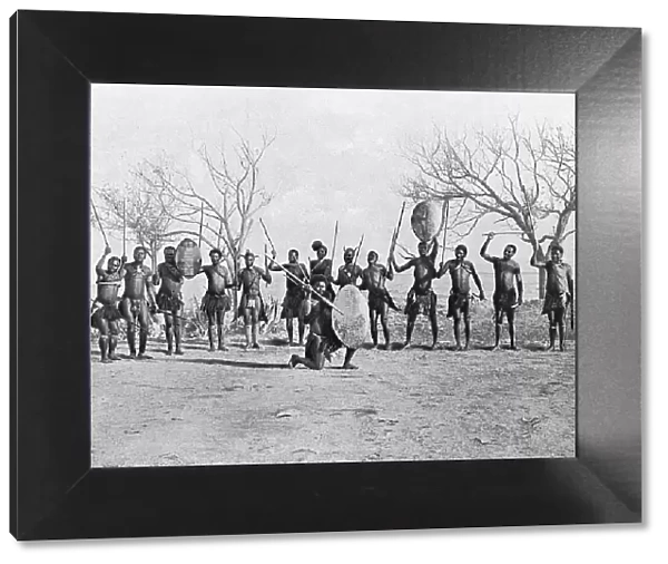 Guerriers zoulous; Afrique Australe, 1914. Creator: Unknown