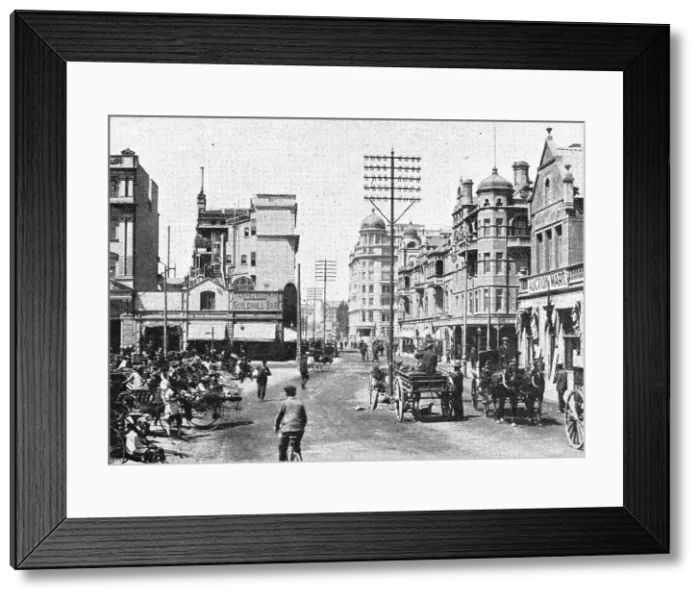 Framed Print : Johannesburg. Harrisson Street; Afrique Australe, 1914. Creator: Unknown Framed Print : Johannesburg. Harrisson Street; Afrique Australe, 1914. Creator: Unknown