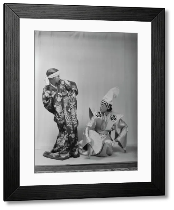 Framed Print : Ito, Michio, Mr. and another dancer, between 1916 and 1921. Creator: Arnold Genthe Framed Print : Ito, Michio, Mr. and another dancer, between 1916 and 1921. Creator: Arnold Genthe