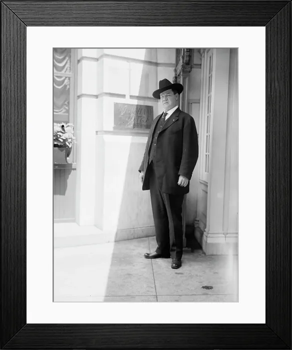 Framed Print : William Big Bill Haywood, Labor Agitator, Leaving Shoreham Hotel, 1916. Creator: Harris & Ewing. William Big Bill Haywood, Labor Agitator, Leaving Shoreham Hotel, 1916. Creator: Harris & Ewing Framed Print : William Big Bill Haywood, Labor Agitator, Leaving Shoreham Hotel, 1916. Creator: Harris & Ewing. William Big Bill Haywood, Labor Agitator, Leaving Shoreham Hotel, 1916. Creator: Harris & Ewing