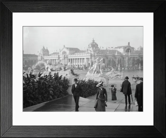 Framed Print : St Louis World's Fair, 1904. Creator: Arnold Genthe Framed Print : St Louis World's Fair, 1904. Creator: Arnold Genthe