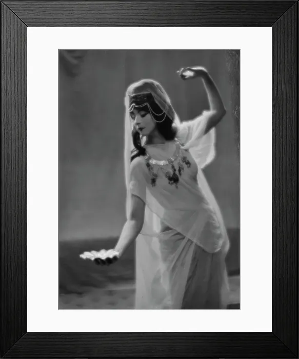 Framed Print : St. Denis, Ruth, 1913 Mar. 25. Creator: Arnold Genthe Framed Print : St. Denis, Ruth, 1913 Mar. 25. Creator: Arnold Genthe