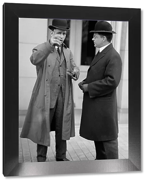 Robert D. Heinl, Newspaper Correspondent - Left, with F.W. Taylor, Secretary To MacVeagh, 1913. Creator: Harris & Ewing. Robert D. Heinl, Newspaper Correspondent - Left, with F.W. Taylor, Secretary To MacVeagh, 1913. Creator: Harris & Ewing