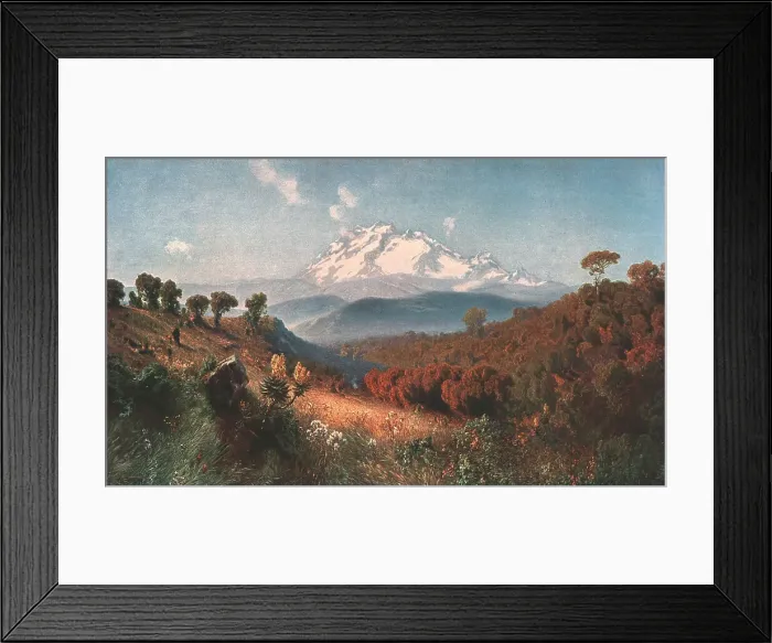 Framed Print : Le Mont Mawensi; Afrique Australe, 1914. Creator: Unknown Framed Print : Le Mont Mawensi; Afrique Australe, 1914. Creator: Unknown