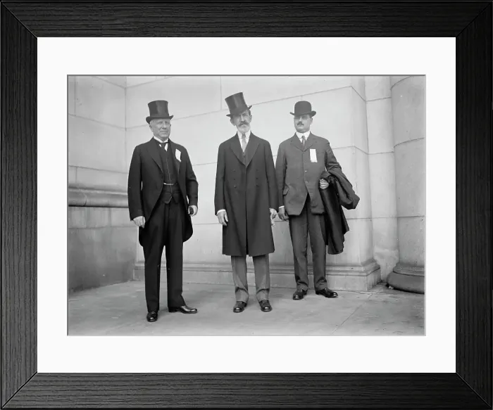Framed Print : Edward Graham, President, National Electric Co.; Henry Brown Floyd MacFarland, 1913. Creator: Harris & Ewing. Edward Graham, President, National Electric Co.; Henry Brown Floyd MacFarland, 1913. Creator: Harris & Ewing Framed Print : Edward Graham, President, National Electric Co.; Henry Brown Floyd MacFarland, 1913. Creator: Harris & Ewing. Edward Graham, President, National Electric Co.; Henry Brown Floyd MacFarland, 1913. Creator: Harris & Ewing