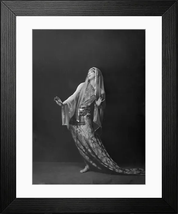 Framed Print : St. Denis, Ruth, 1919 Feb. 11. Creator: Arnold Genthe Framed Print : St. Denis, Ruth, 1919 Feb. 11. Creator: Arnold Genthe