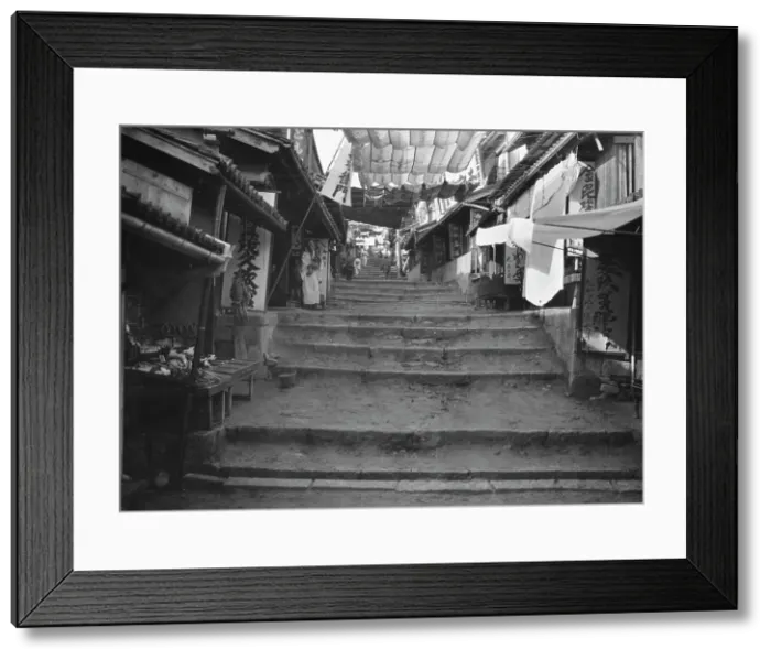 Framed Print : Travel views of Japan and Korea, 1908. Creator: Arnold Genthe Framed Print : Travel views of Japan and Korea, 1908. Creator: Arnold Genthe