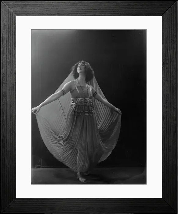 Framed Print : St. Denis, Ruth, 1919 Feb. 11. Creator: Arnold Genthe Framed Print : St. Denis, Ruth, 1919 Feb. 11. Creator: Arnold Genthe