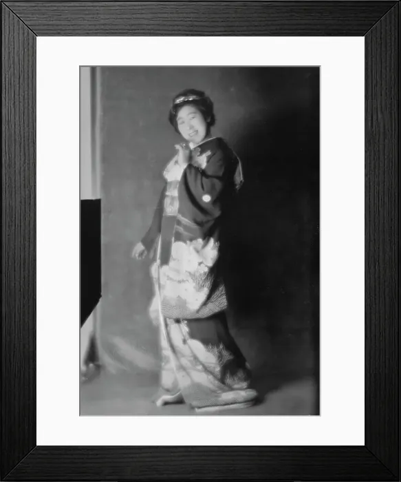 Framed Print : Miura, Tamaki, Madame, in costume, 1915 Nov. 5. Creator: Arnold Genthe Framed Print : Miura, Tamaki, Madame, in costume, 1915 Nov. 5. Creator: Arnold Genthe