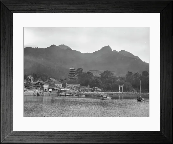 Framed Print : Travel views of Japan and Korea, 1908. Creator: Arnold Genthe Framed Print : Travel views of Japan and Korea, 1908. Creator: Arnold Genthe
