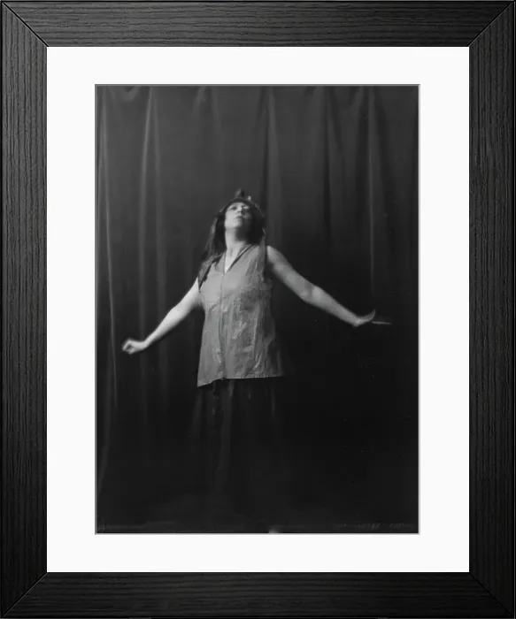Framed Print : Frijsh, Povla, Miss, portrait photograph, 1917 Apr. 17. Creator: Arnold Genthe Framed Print : Frijsh, Povla, Miss, portrait photograph, 1917 Apr. 17. Creator: Arnold Genthe