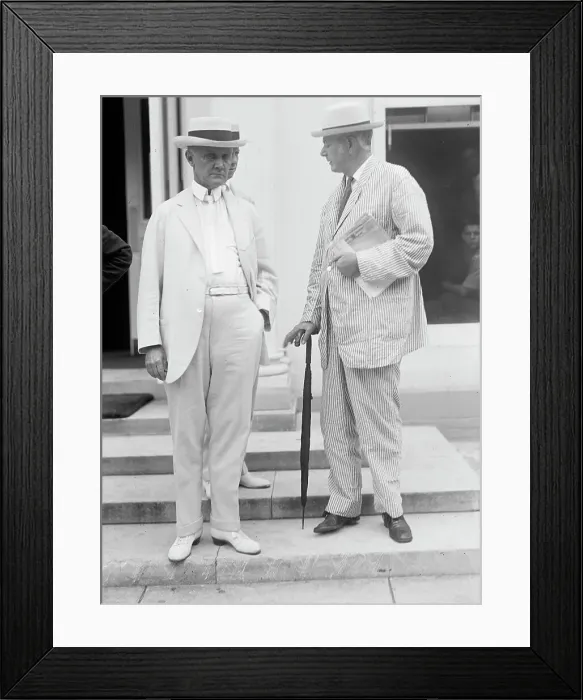 Framed Print : Thomas Watt Gregory, Albert Sidney Burleson, 1916 or 1917. Creator: Harris & Ewing. Thomas Watt Gregory, Albert Sidney Burleson, 1916 or 1917. Creator: Harris & Ewing Framed Print : Thomas Watt Gregory, Albert Sidney Burleson, 1916 or 1917. Creator: Harris & Ewing. Thomas Watt Gregory, Albert Sidney Burleson, 1916 or 1917. Creator: Harris & Ewing