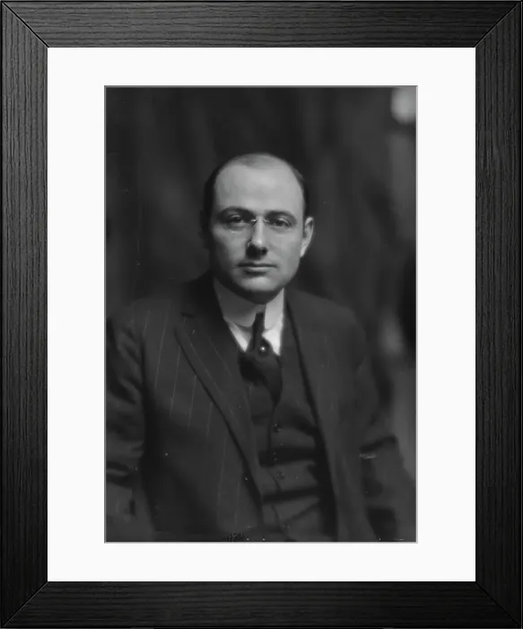 Framed Print : Lewisohn, Samuel W. Mr. portrait photograph, 1914 May 7. Creator: Arnold Genthe Framed Print : Lewisohn, Samuel W. Mr. portrait photograph, 1914 May 7. Creator: Arnold Genthe