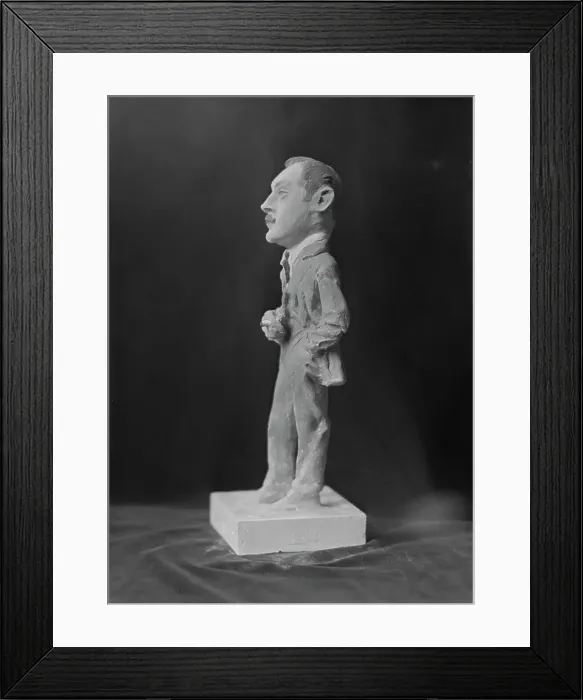 Framed Print : Flagg, Montgomery, Mr. statuette, 1914 Dec. 10. Creator: Arnold Genthe Framed Print : Flagg, Montgomery, Mr. statuette, 1914 Dec. 10. Creator: Arnold Genthe