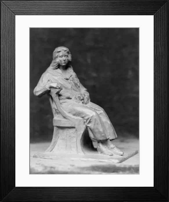 Framed Print : Sculpture of Mrs. I. Dallett, 1914 May 28. Creator: Arnold Genthe Framed Print : Sculpture of Mrs. I. Dallett, 1914 May 28. Creator: Arnold Genthe