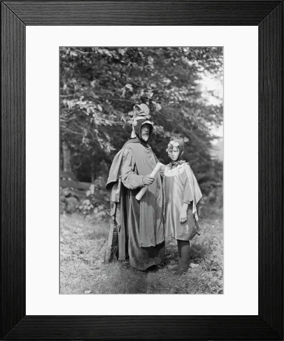 Framed Print : Scene from Sanctuary, A Bird Masque, by Percy MacKaye, in rehearsal for first performance... 1913. Creator: Arnold Genthe Framed Print : Scene from Sanctuary, A Bird Masque, by Percy MacKaye, in rehearsal for first performance... 1913. Creator: Arnold Genthe