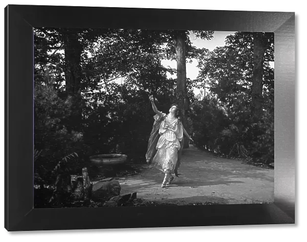 Scene from the play Sanctuary, A Bird Masque, by Percy MacKaye, in rehearsal for first... 1913 Sept Creator: Arnold Genthe