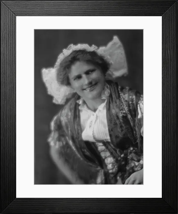 Framed Print : Members of the International Institute for Immigrant Girls, Y.W.C.A. in national costumes... 1915. Creator: Arnold Genthe Framed Print : Members of the International Institute for Immigrant Girls, Y.W.C.A. in national costumes... 1915. Creator: Arnold Genthe