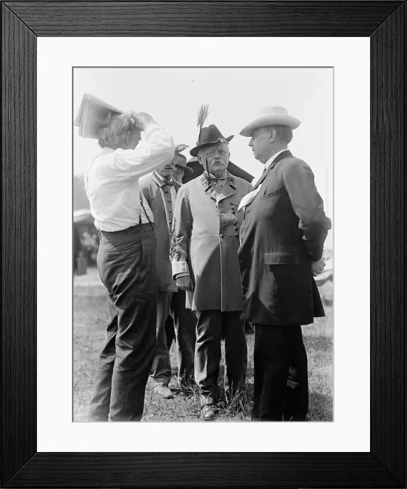 Framed Print : Gettysburg Reunion: G.A.R. & U.C.V. 1913. Creator: Harris & Ewing. Gettysburg Reunion: G.A.R. & U.C.V. 1913. Creator: Harris & Ewing Framed Print : Gettysburg Reunion: G.A.R. & U.C.V. 1913. Creator: Harris & Ewing. Gettysburg Reunion: G.A.R. & U.C.V. 1913. Creator: Harris & Ewing