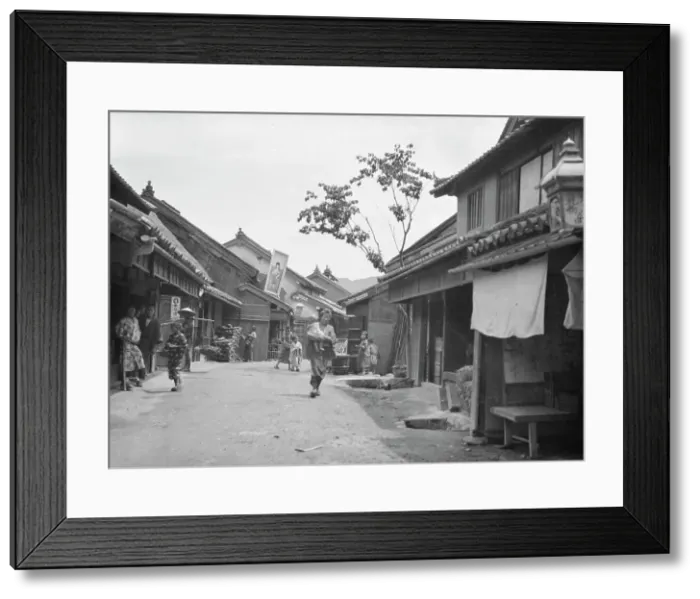 Framed Print : Travel views of Japan and Korea, 1908. Creator: Arnold Genthe Framed Print : Travel views of Japan and Korea, 1908. Creator: Arnold Genthe