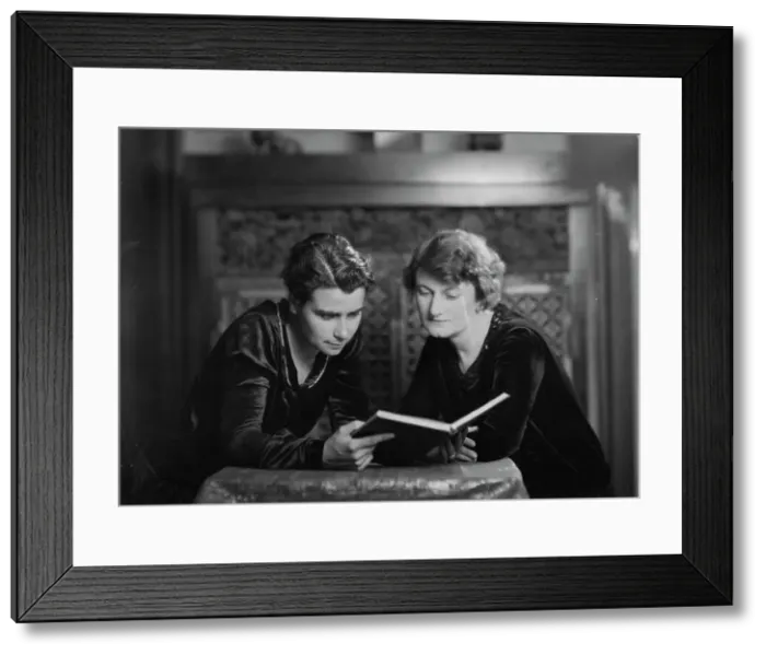 Framed Print : Miss Dorothy Arzner and Marion Morgan, portrait photograph, 1927. Creator: Arnold Genthe Framed Print : Miss Dorothy Arzner and Marion Morgan, portrait photograph, 1927. Creator: Arnold Genthe