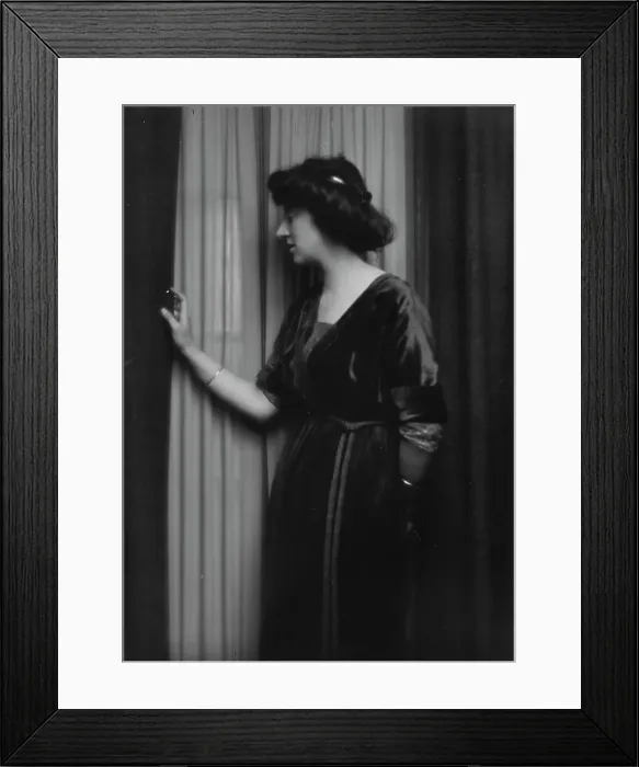 Framed Print : MacKaye, Hazel, Miss, portrait photograph, 1913. Creator: Arnold Genthe Framed Print : MacKaye, Hazel, Miss, portrait photograph, 1913. Creator: Arnold Genthe