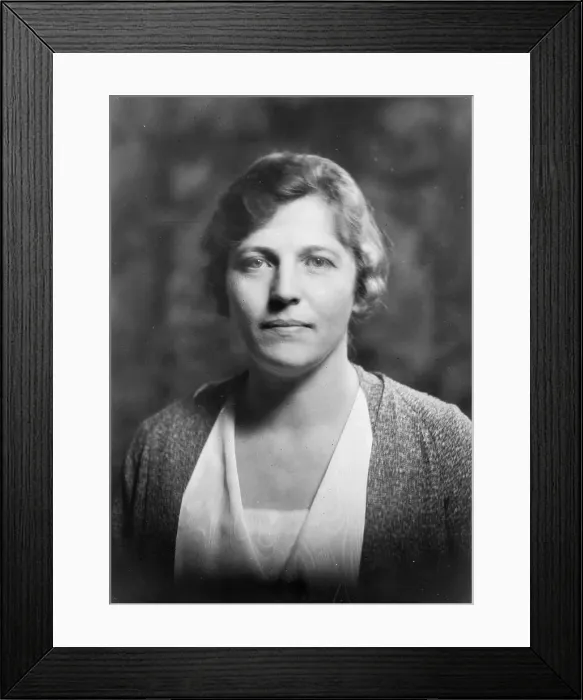 Framed Print : Mrs. Pearl Buck, portrait photograph, 1932. Creator: Arnold Genthe Framed Print : Mrs. Pearl Buck, portrait photograph, 1932. Creator: Arnold Genthe