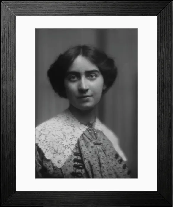 Framed Print : MacMillan, Mrs. portrait photograph, 1913. Creator: Arnold Genthe Framed Print : MacMillan, Mrs. portrait photograph, 1913. Creator: Arnold Genthe