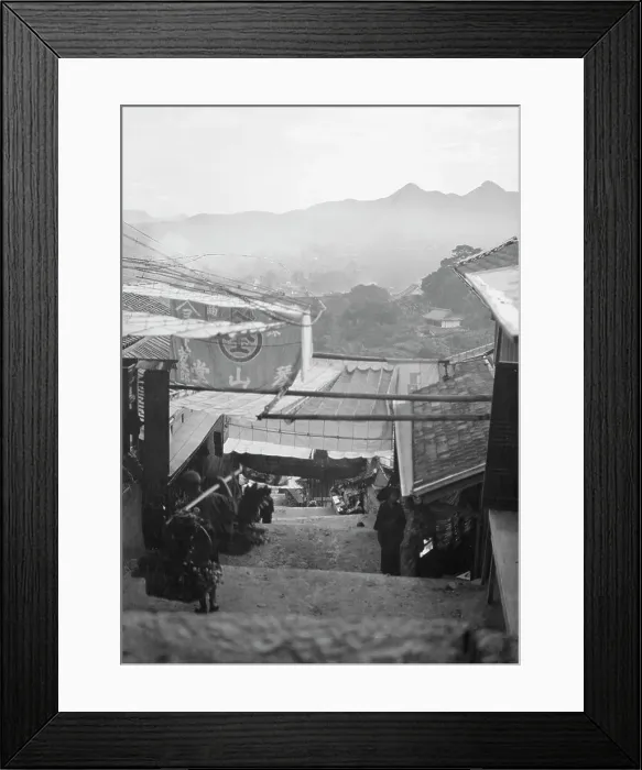 Framed Print : Travel views of Japan and Korea, 1908. Creator: Arnold Genthe Framed Print : Travel views of Japan and Korea, 1908. Creator: Arnold Genthe