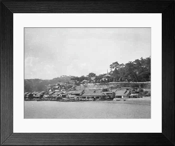 Framed Print : Travel views of Japan and Korea, 1908. Creator: Arnold Genthe Framed Print : Travel views of Japan and Korea, 1908. Creator: Arnold Genthe