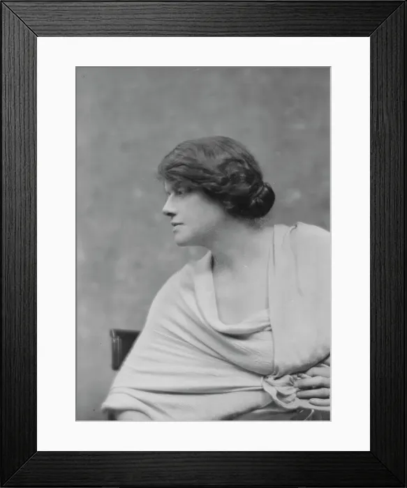 Framed Print : Macre, Leila, Mrs. portrait photograph, not before 1917. Creator: Arnold Genthe Framed Print : Macre, Leila, Mrs. portrait photograph, not before 1917. Creator: Arnold Genthe