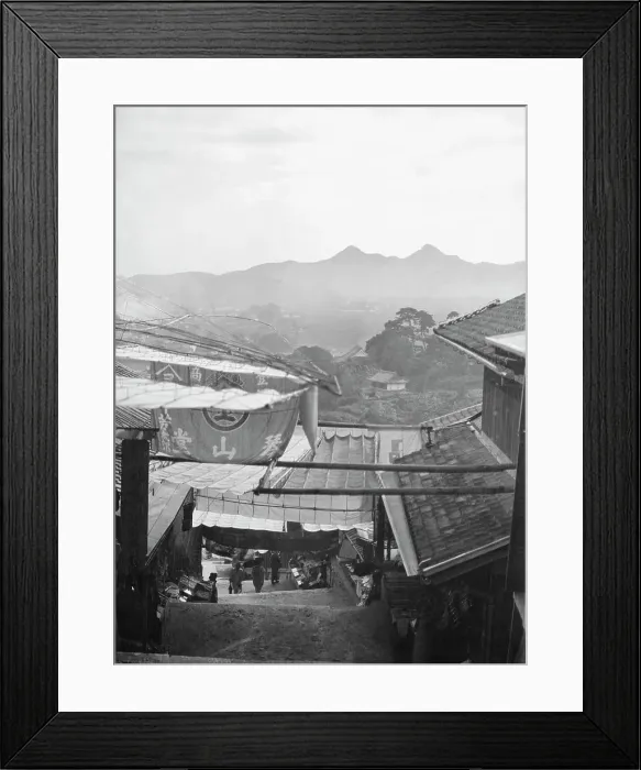 Framed Print : Travel views of Japan and Korea, 1908. Creator: Arnold Genthe Framed Print : Travel views of Japan and Korea, 1908. Creator: Arnold Genthe