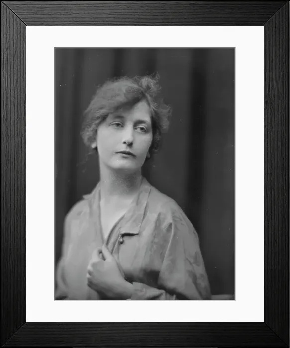 Framed Print : Manderkern, Miss, portrait photograph, 1916 May 20 or June 12. Creator: Arnold Genthe Framed Print : Manderkern, Miss, portrait photograph, 1916 May 20 or June 12. Creator: Arnold Genthe