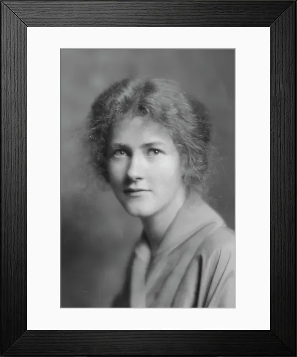 Framed Print : Marburg, Frances, or Frances Warburg, portrait photograph, 1914 June 4. Creator: Arnold Genthe Framed Print : Marburg, Frances, or Frances Warburg, portrait photograph, 1914 June 4. Creator: Arnold Genthe